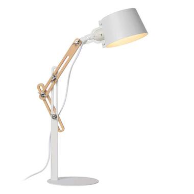 Lucide bureaulamp Kreen - wit - 46x18x65 cm - Leen Bakker