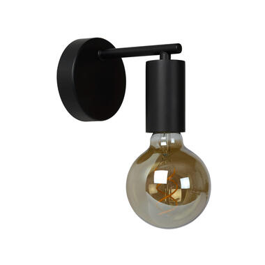 Lucide wandlamp Leanne - zwart - 14,5x10x12 cm - Leen Bakker