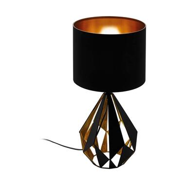 EGLO tafellamp Carlton 5 - zwart/koper - Leen Bakker