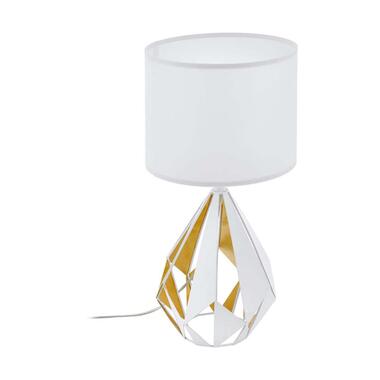 EGLO tafellamp Carlton 5 - wit/goud - Leen Bakker