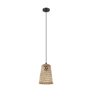 EGLO hanglamp Claverdon Ø18 cm - zwart/hout product