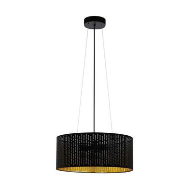 EGLO hanglamp 3-lichts Varillas - zwart/goud - Leen Bakker