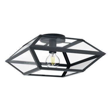 EGLO plafondlamp Casefabre 445 cm - zwart - Leen Bakker