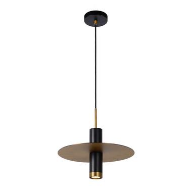 Lucide hanglamp Selin - zwart/geelkoper - 145x25 cm - Leen Bakker
