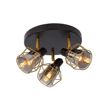 Lucide plafondspot Nila 3 lamp - zwart product