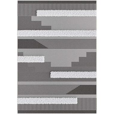Vloerkleed Zastron - zwart - 160x230 cm - Leen Bakker