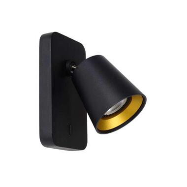 Lucide wandlamp Turnon 1-lamp - zwart product