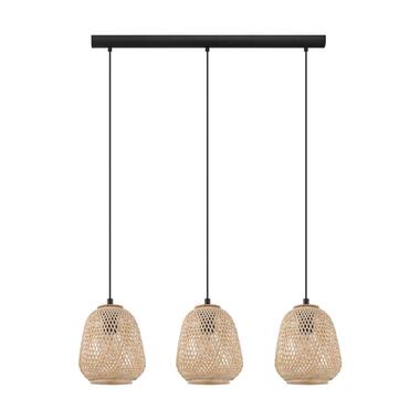 EGLO hanglamp Dembleby 3-lichts - bruin - Leen Bakker