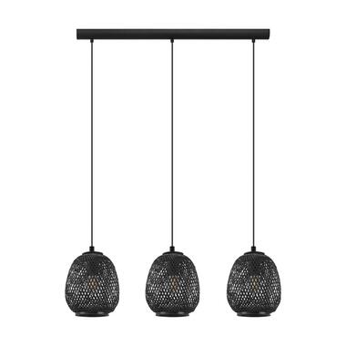 EGLO hanglamp Dembleby 3-lichts - zwart - Leen Bakker