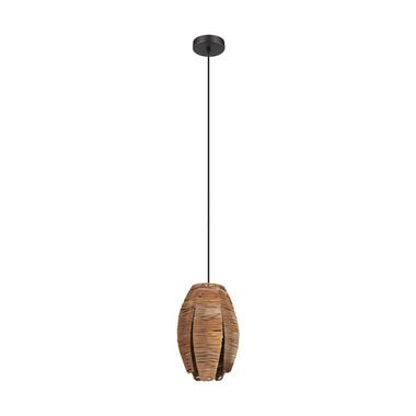 EGLO hanglamp Mongu - zwart/bruin product