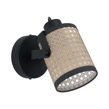 EGLO wandlamp Ruscomb - zwart/bruin product