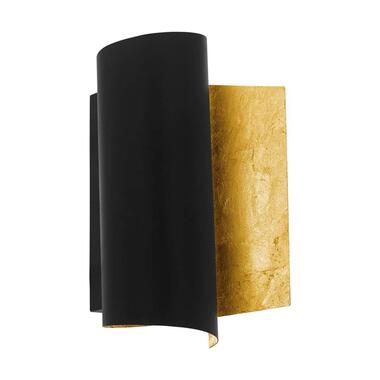 EGLO wandlamp Falicetto - zwart/goudkleurig product