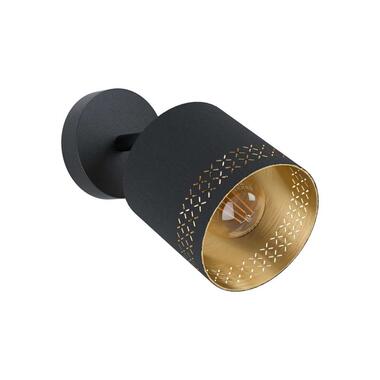 EGLO plafondlamp Esteperra - zwart/goudkleurig product