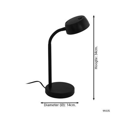 EGLO tafellamp Cabales - zwart product