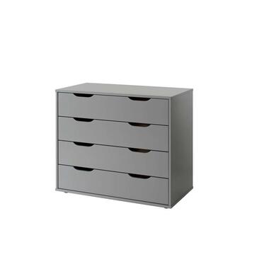 Vipack commode Pino 4 lades - grijs product