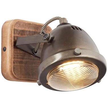 Brilliant wandlamp Carmen - hout - GU10 - Leen Bakker