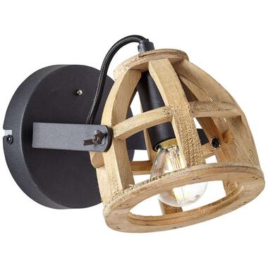 Brilliant wandlamp Matrix - hout - E14 product