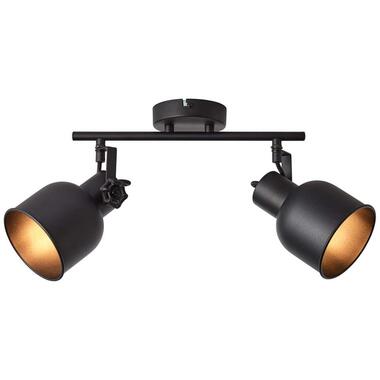 Brilliant plafondspot Rolet 2-lichts - zwart - 26x35x18 cm product
