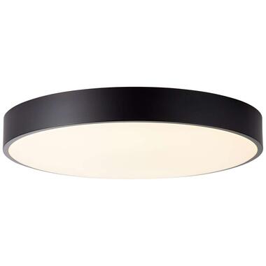 Brilliant plafondlamp Slimline - LED - zwart - 49 cm - Leen Bakker