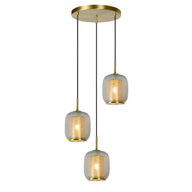 Lucide hanglamp Agatha - mat goud/messing - Ø35 cm product