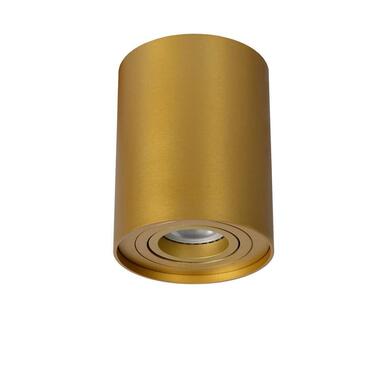 Lucide plafondspot Tube - mat goud/messing - Ø9,6 cm product
