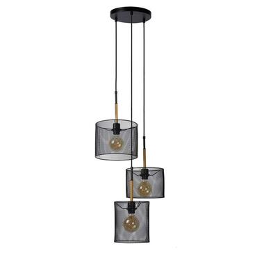 Lucide wandlamp Baskett 3 lichts - zwart product