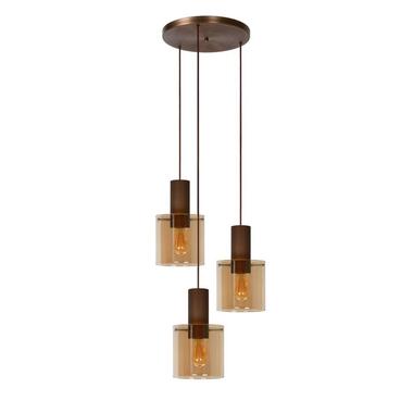 Lucide hanglamp Toledo - amber - Leen Bakker