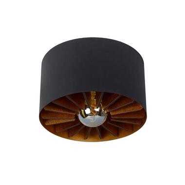 Lucide plafondlamp Zidane - zwart - Ø30 cm product