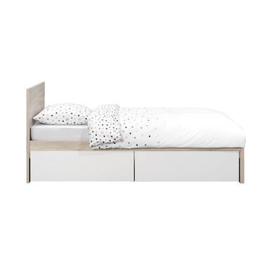Bed Tempo incl. ladenset - eikenkleur - 90x200 cm product