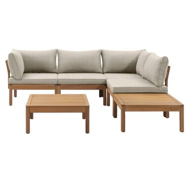 Le Sud modulaire loungeset Orleans V1 - zand - 6-delig product