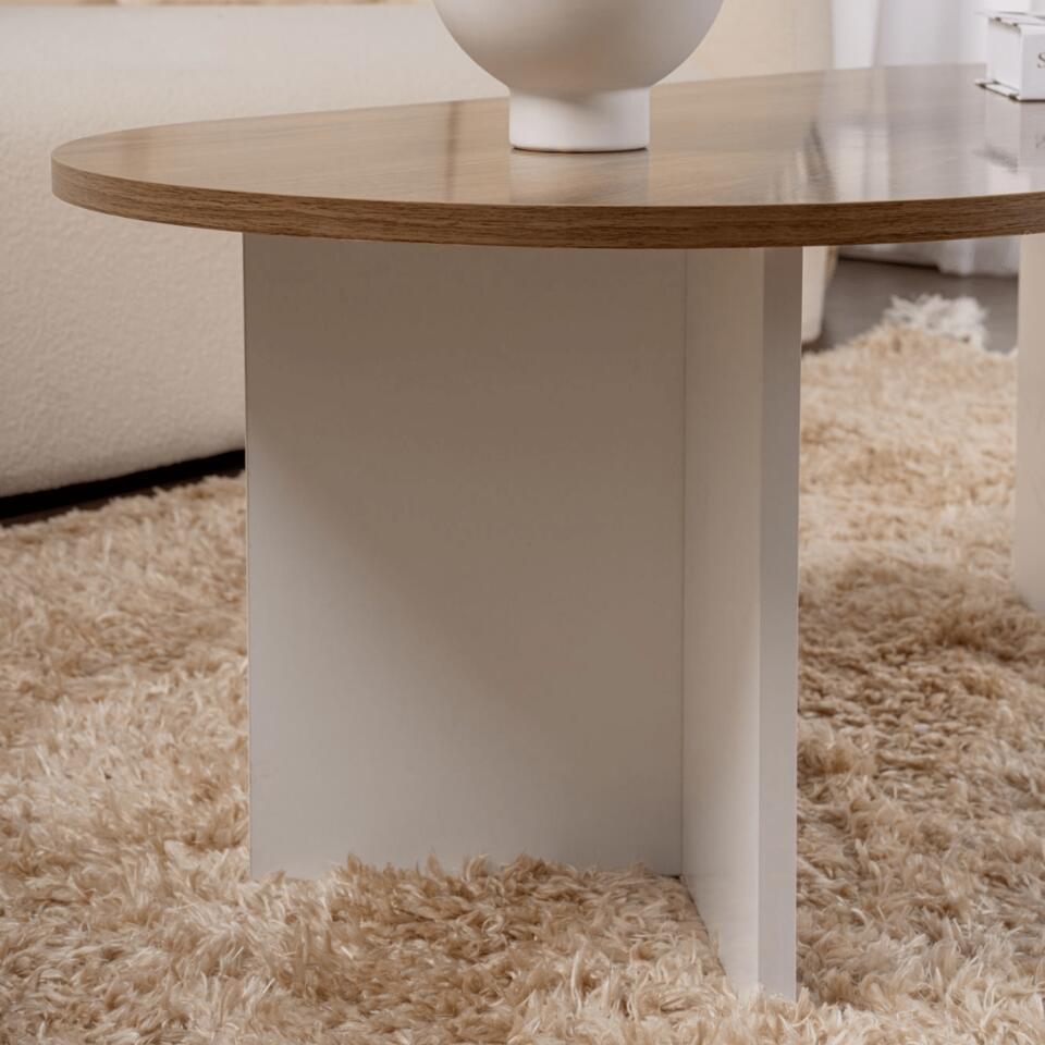 Hout - CALICOSY - Set van 3 - Salontafel kopen
