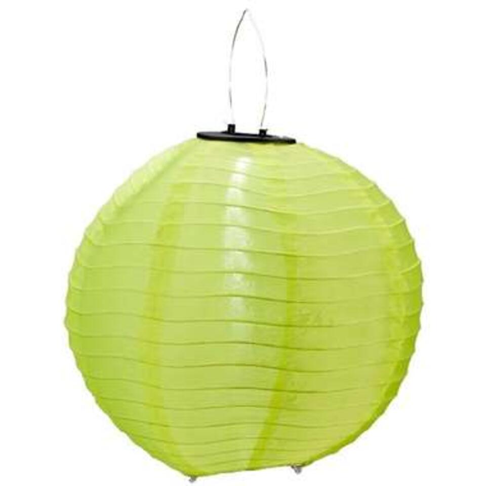 Lampion - solar - groen - tuinverlichting - 30 cm