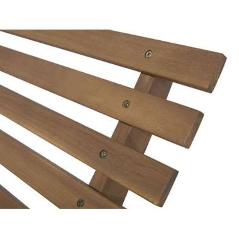 Beliani Tuinligstoel BRESCIA - Lichte houtkleur acaciahout