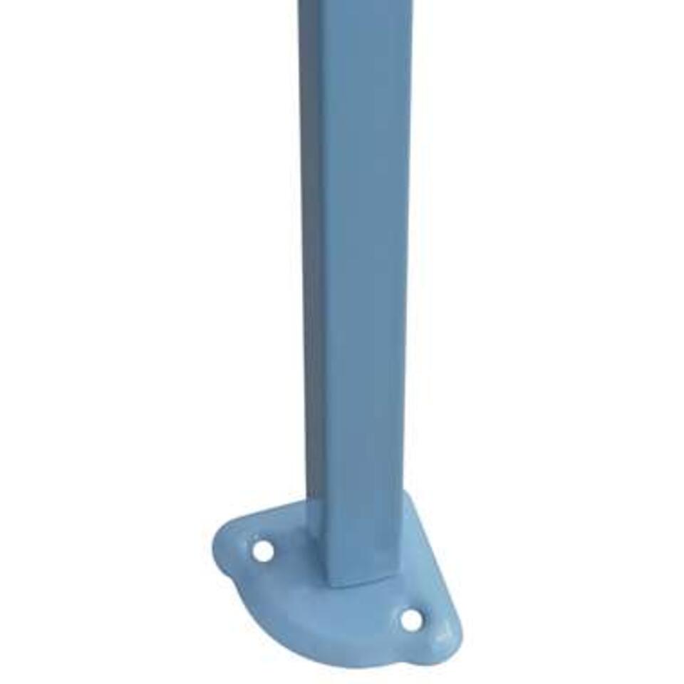 VIDAXL Vouwtent pop-up met 5 zijwanden 3x9 m blauw