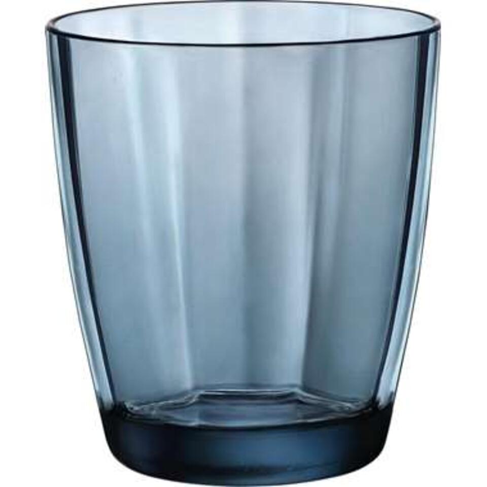 zout alleen puree Bormioli Rocco Pulsar waterglas - 30 cl - Blauw - Set-6 | Leen Bakker