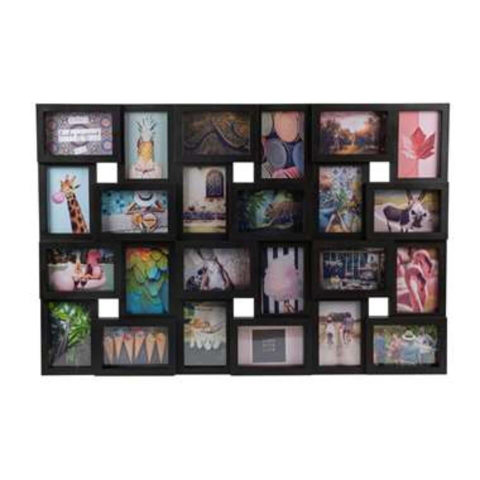 nachtmerrie Verhuizer Reflectie Henzo Fotolijst - Magnolia Gallery - Fotomaat 10x15 cm - Zwart | Leen Bakker