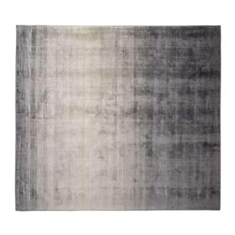 Beliani Laagpolig - ERCIS grijs viscose 200x200 cm
