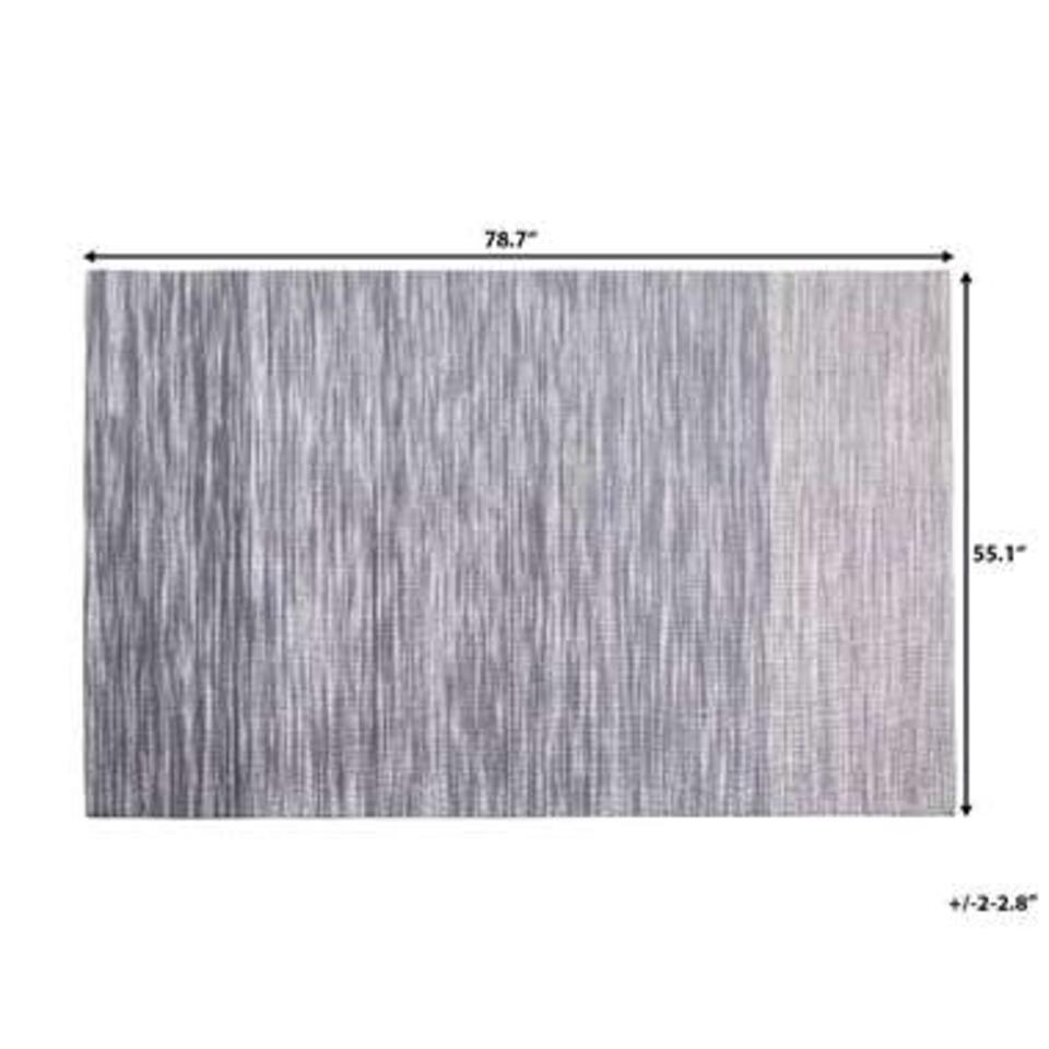 Beliani Laagpolig - KAPAKLI grijs wol 140x200 cm