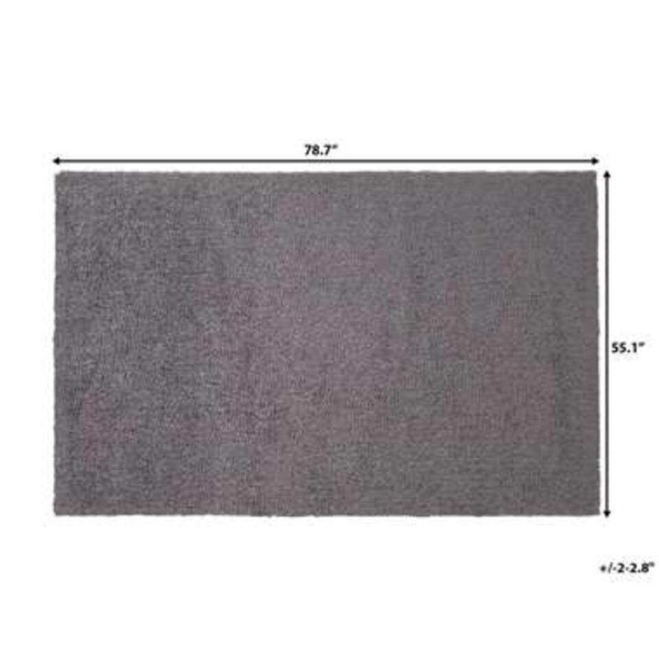 Beliani Shaggy - DEMRE grijs polyester 140x200 cm