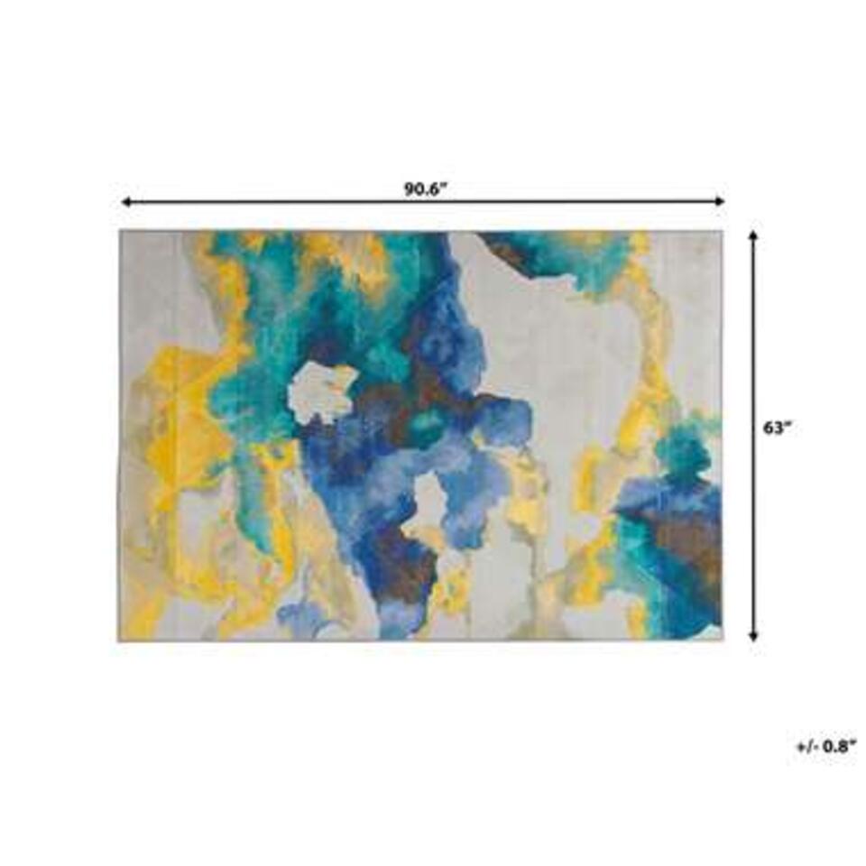 Beliani Laagpolig - CEYHAN multicolor polyester 160x230 cm