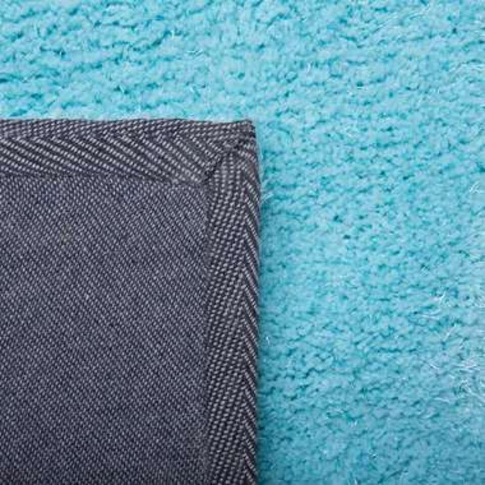 Beliani Shaggy - DEMRE blauw polyester 140x200 cm