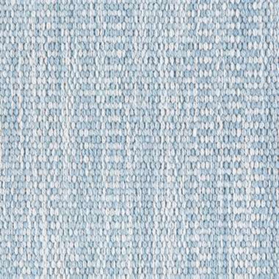 Beliani Gevlochten - DERINCE blauw katoen 140x200 cm