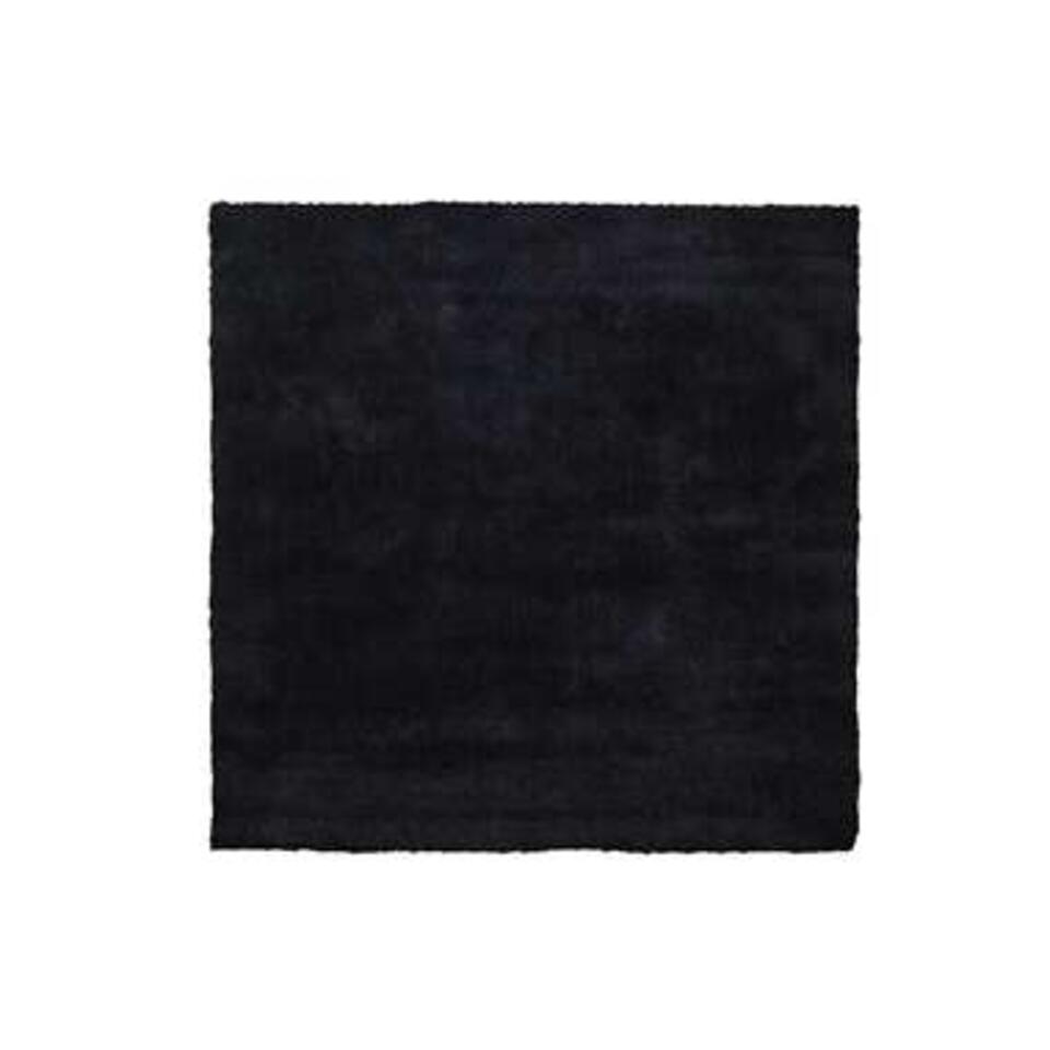 Beliani Shaggy - DEMRE zwart polyester 200x200 cm