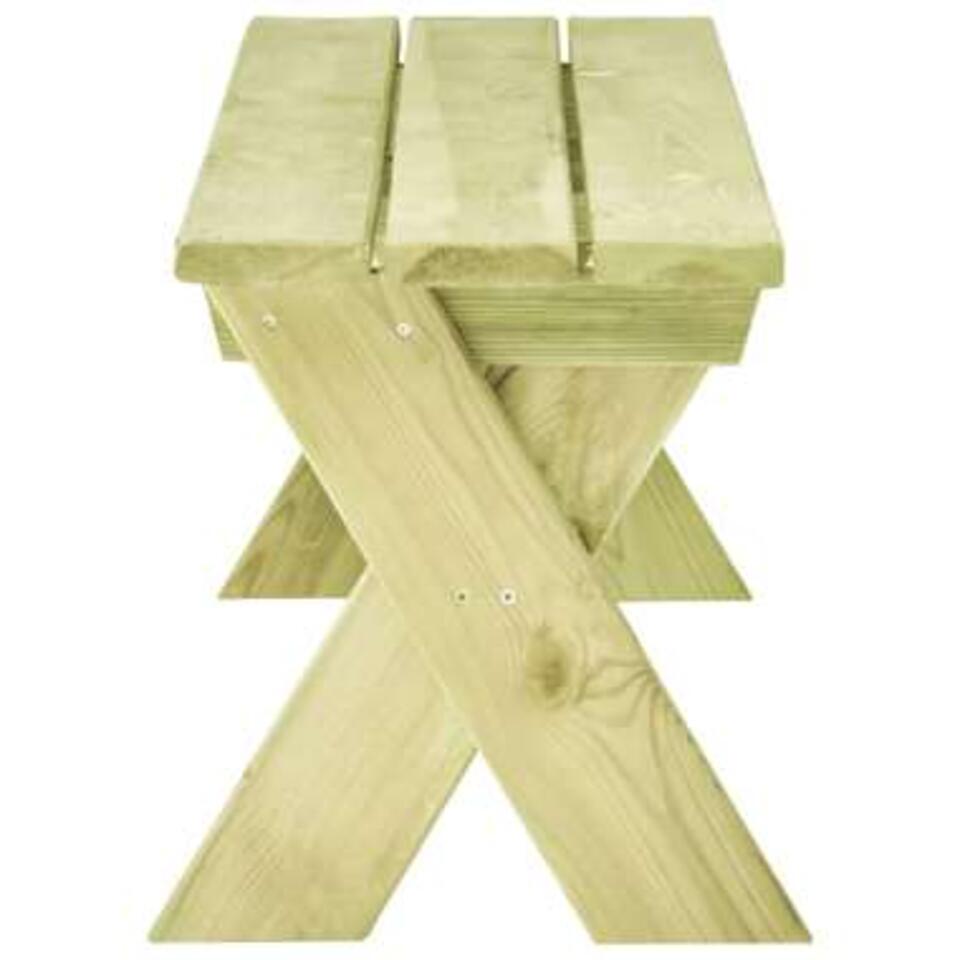 VIDAXL Tuinbank 170 cm geïmpregneerd grenenhout