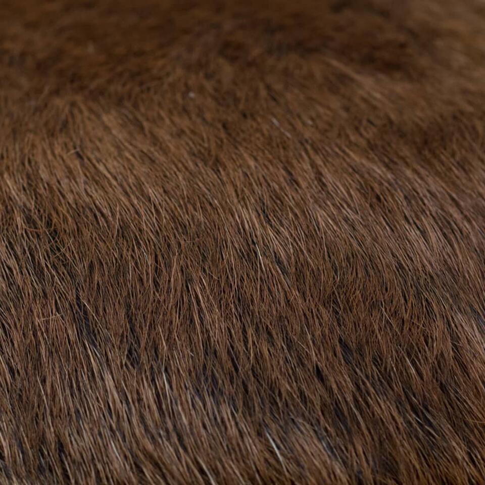 VIDAXL Kruk massief teakhout bruin