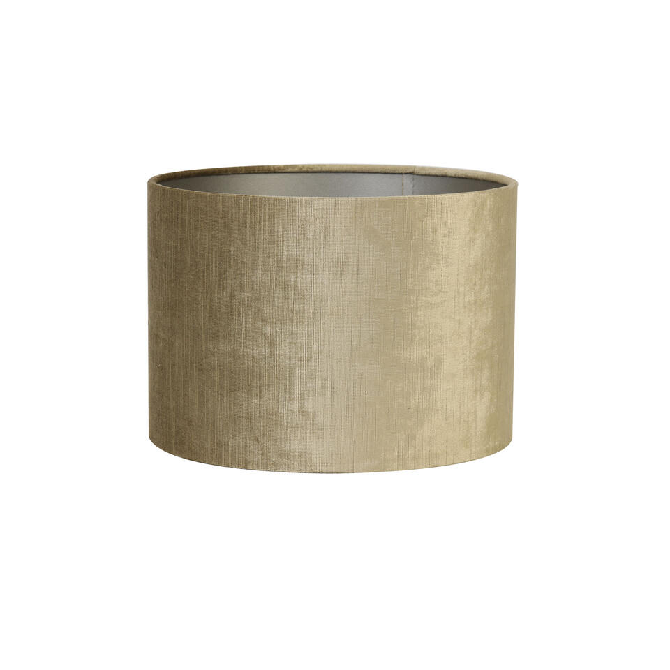 onderdelen Sluiting premie Lampenkap Cilinder Gemstone - Brons - Ø30x21cm | Leen Bakker