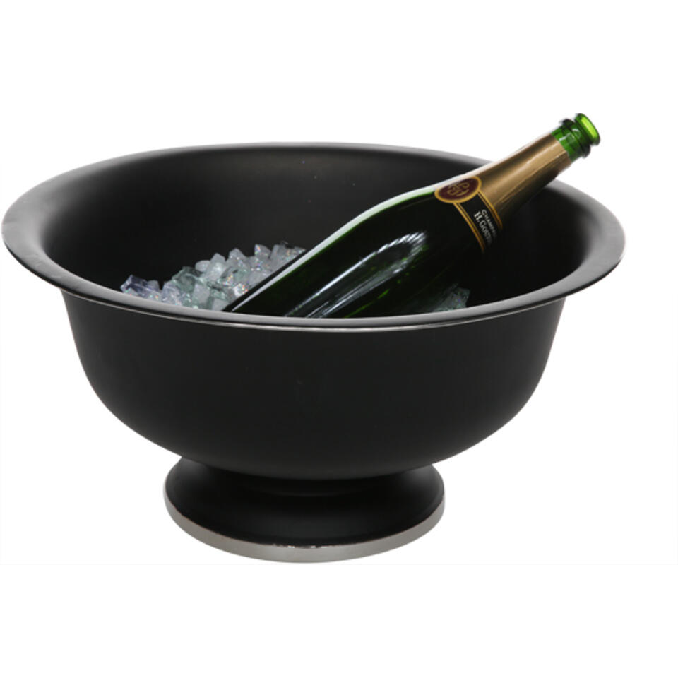 Cosy&Trendy Black champagne emmer op voet - Ø 41 cm