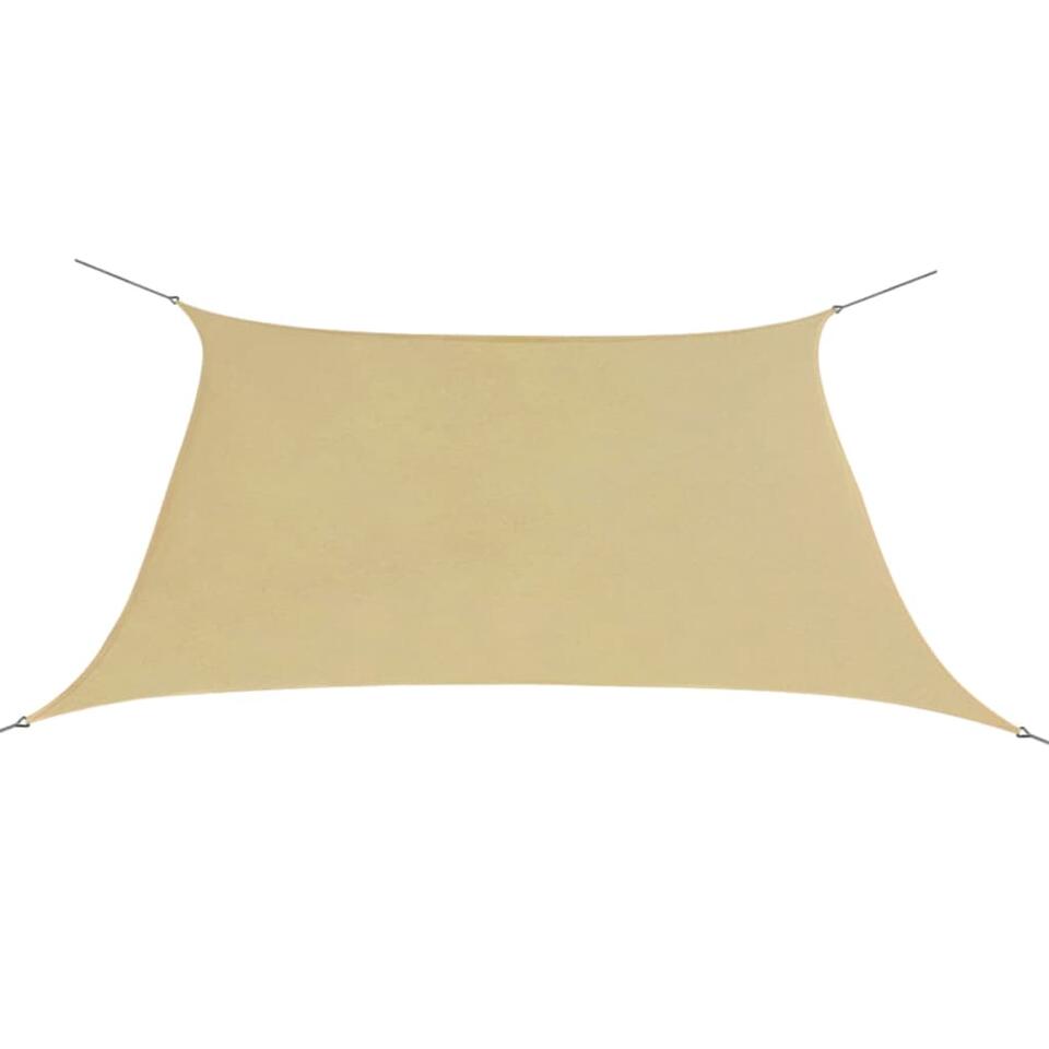 vidaXL Zonnescherm vierkant 2x2 m oxford stof beige product