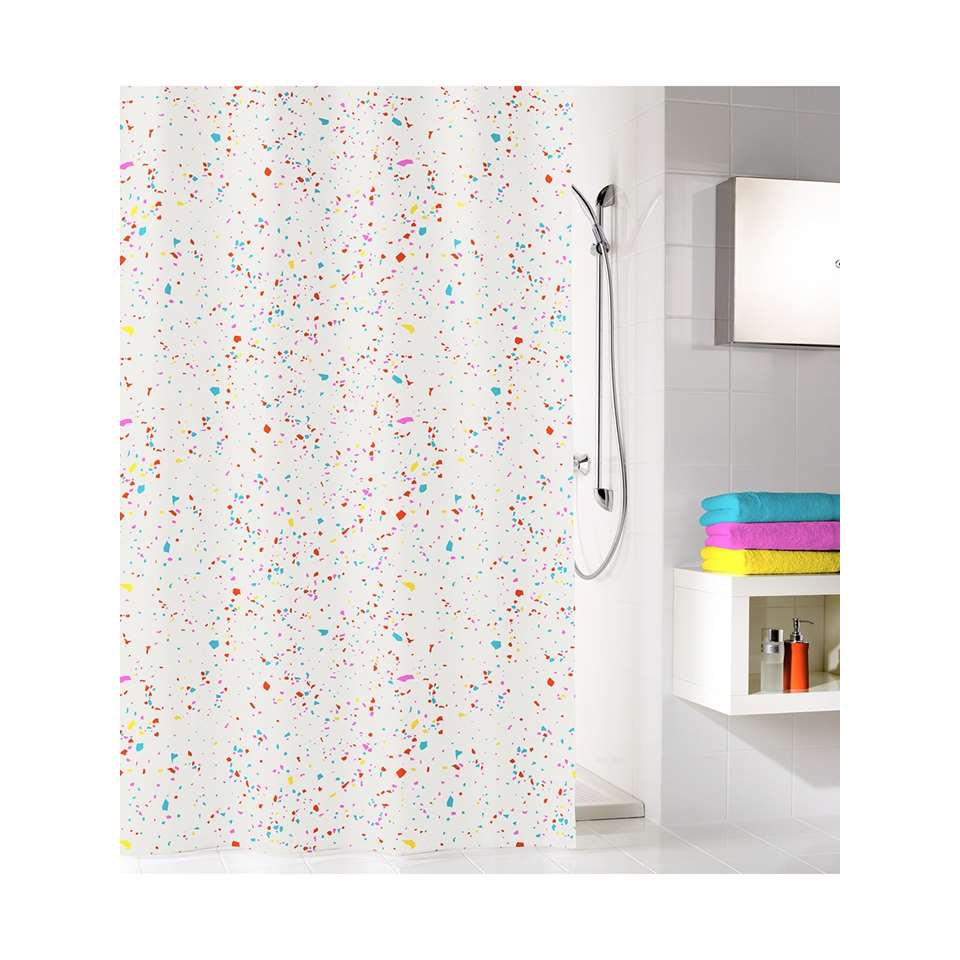 Kleine Wolke douchegordijn Confetti - multicolor - 180x200 cm product