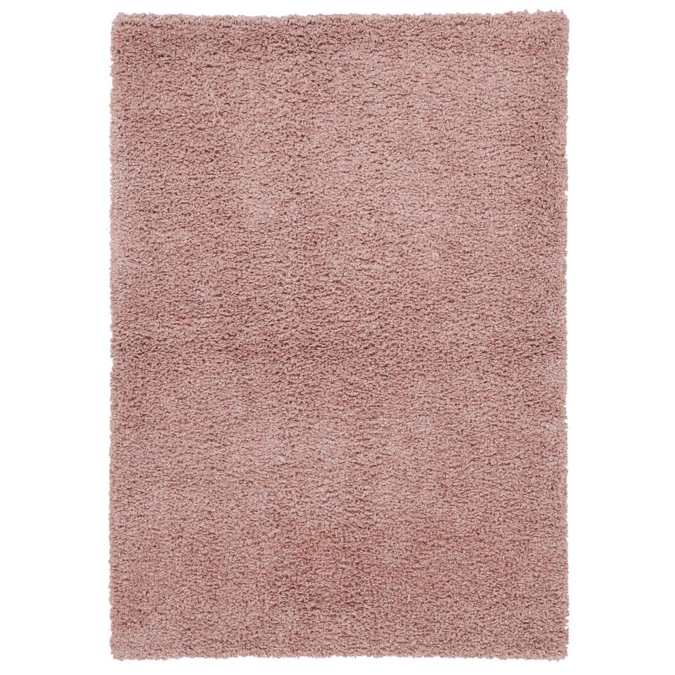 Vloerkleed Vivace Shaggy Boston - Roze - Tapijt - 220x150 cm - (29620)